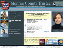 Tablet Screenshot of monroetrustee.com